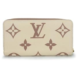 Louis Vuitton-Louis Vuitton Zippy Wallet M80116 Monogram-Beige