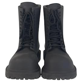 Balenciaga-Balenciaga Black Rubber Steroid Boots-Other