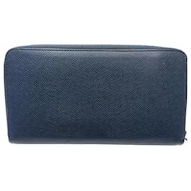 Louis Vuitton-Louis Vuitton Zippy organizer-Navy blue