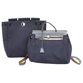 Hermès Herbag Blu navy