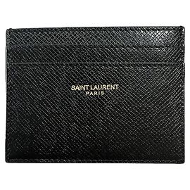 Saint Laurent SAINT-LAURENT BLACK CARDHOLDER Black