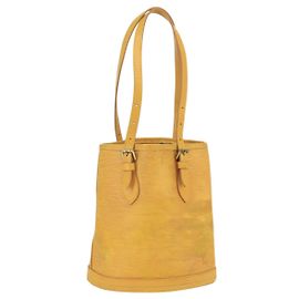 LOUIS VUITTON Borsa a Spalla Epi Bucket PM SPO Gialla LV Auth bs19641 Giallo