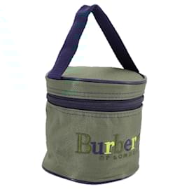 Autre Marque-Burberrys hand Pouch Nylon Green Blue Auth ti2240-Blue,Green