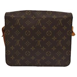 Louis Vuitton-LOUIS VUITTON Monogram Cartouchiere GM Shoulder Bag M51252 LV Auth 98759-Monogram