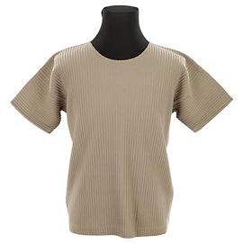 Issey Miyake Khaki Polyester T-shirt L Khaki
