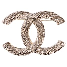 Chanel-CHANEL CC Jewelry in Gold Metal - 101910-Golden