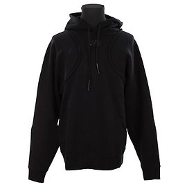 Jean Paul Gaultier Sudadera de algodón negra Negro