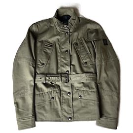 Veste Belstaff Coupe-vent Vert Olive Coton Vert olive