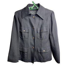 Dolce & Gabbana Black Viscose Jacket Black