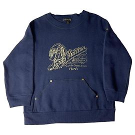 Louis Vuitton Strickpullover aus Baumwolle und Kaschmir Blau Blau