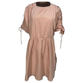 Vestido mini con cordones Red Valentino en algodón rosa Otro