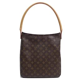 Louis Vuitton-Louis Vuitton Monogram Looping GM Shoulder Bag-Brown