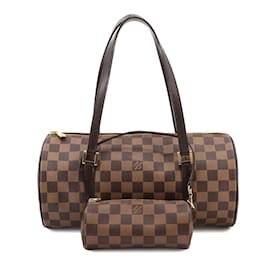 Louis Vuitton-Louis Vuitton Damier Papillon 30 Handbag-Brown,Damier ebene