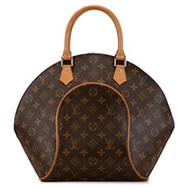 Louis Vuitton-Louis Vuitton Monogram Ellipse MM Handbag-Brown