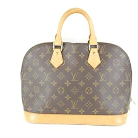 Louis Vuitton-Louis Vuitton Alma M51130 Handbag-Brown,Monogram