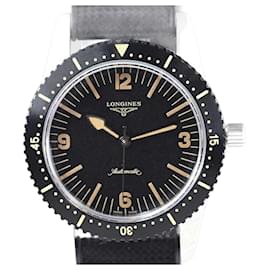 Longines-Longines Heritage Skin Diver Automatic Wristwatch-Black