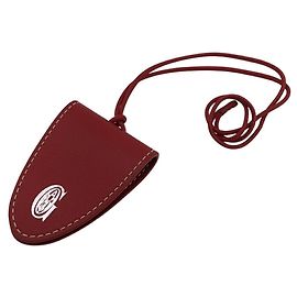 Charm de bolsa de couro vermelho Goyard Vermelho