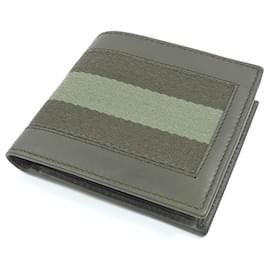 Gucci-Gucci Khaki Bi-fold Wallet-Khaki