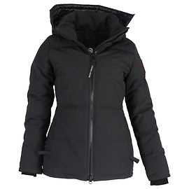 Canada Goose Chelsea Parka Coat in Black Polyester Black