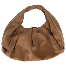 Bolsa maxi de ombro Bottega Veneta em couro marrom Marrom