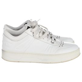 Tênis Hawaii Jimmy Choo em couro de bezerro branco Branco
