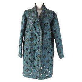 Abrigo HaaT Heart Multicolor Mujer Issey Miyake Multicolor