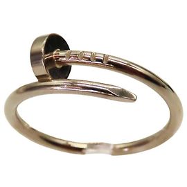 Anello Juste un Clou Cartier in oro bianco 18K B4226000 Taglia 13.5 Bianco