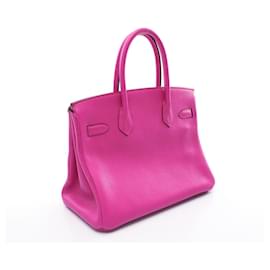 Hermès-Sac à main Hermès Birkin 30 Rose-Rose