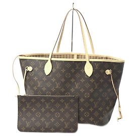 Louis Vuitton Monogram Neverfull MM Tote M46975 Beige