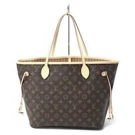 Louis Vuitton-Louis Vuitton Monogram Neverfull MM Tote M46975-Beige