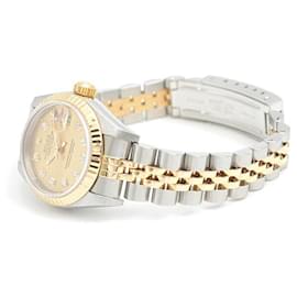 Rolex-Rolex Datejust 79173G Gold Dial Automatic Watch-Golden