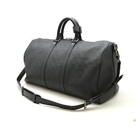 Louis Vuitton-Louis Vuitton Damier Infini Keepall Bandouliere 45 Bag N41145-Black