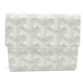 Goyard Marigny Bifold Wallet PVC Canvas White