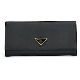 Prada-Prada Safiano 1MH132 Black Purse-Black