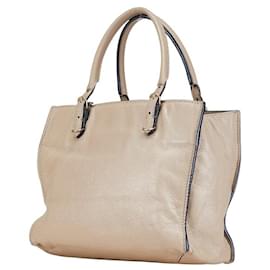 Balenciaga-Balenciaga Mini Paper Leather Handbag 2WAY-Beige