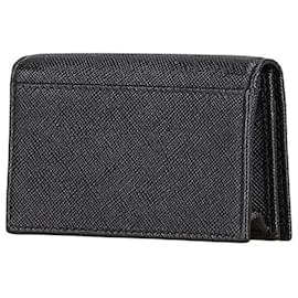 Prada-Prada Saffiano Leather Card Case 2MC122-Black
