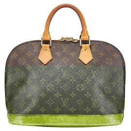 Louis Vuitton-Louis Vuitton Monogram Alma PM Handbag Brown-Brown