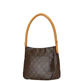 Louis Vuitton-Louis Vuitton Monogram Looping MM Shoulder Bag-Brown,Monogram