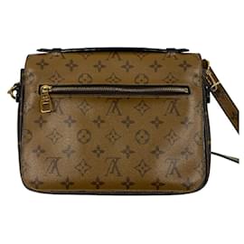 Louis Vuitton-Louis Vuitton Pochette Metis MM Monogram Reverse Shoulder Bag-Brown