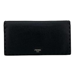 Fendi-Fendi Selleria Long Wallet-Black