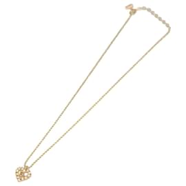 Christian Dior-Christian Dior Necklace metal Gold Tone Auth 99461-Other