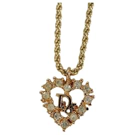 Christian Dior-Christian Dior Necklace metal Gold Tone Auth 99461-Other