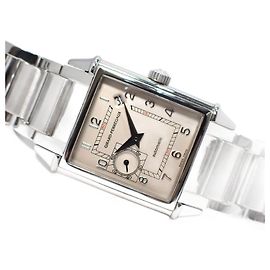 GIRARD PERREGAUX vintage1945 Pequenos Segundos Data marfim 25932 Masculino Prata