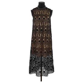 Claudie Pierlot Schwarzes Kleid Schwarz