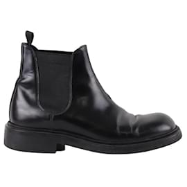 Prada-Leather boots-Black