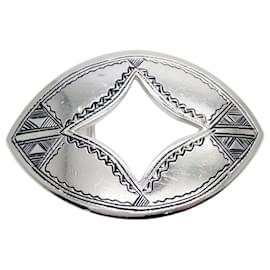 Hermès-Hermes Touareg Buckle in Silver-Silvery