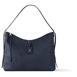Louis Vuitton Monogram Empreinte Carryall MM Bleu Cuir Bleu