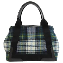 Balenciaga-Balenciaga 339933 Navy Cabas S Handbag-Green