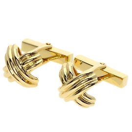 Tiffany & Co Abotoaduras Tiffany Signature em ouro amarelo 18K Outro