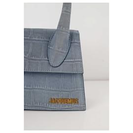 Jacquemus-Leather shoulder bag-Blue
